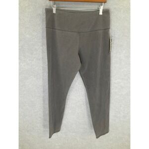 Natural Reflections Leggings Sz‎ L Storm Wash Knit Seamless Tummy Contouring